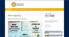 Desktop Screenshot of gtchristianstudents.org